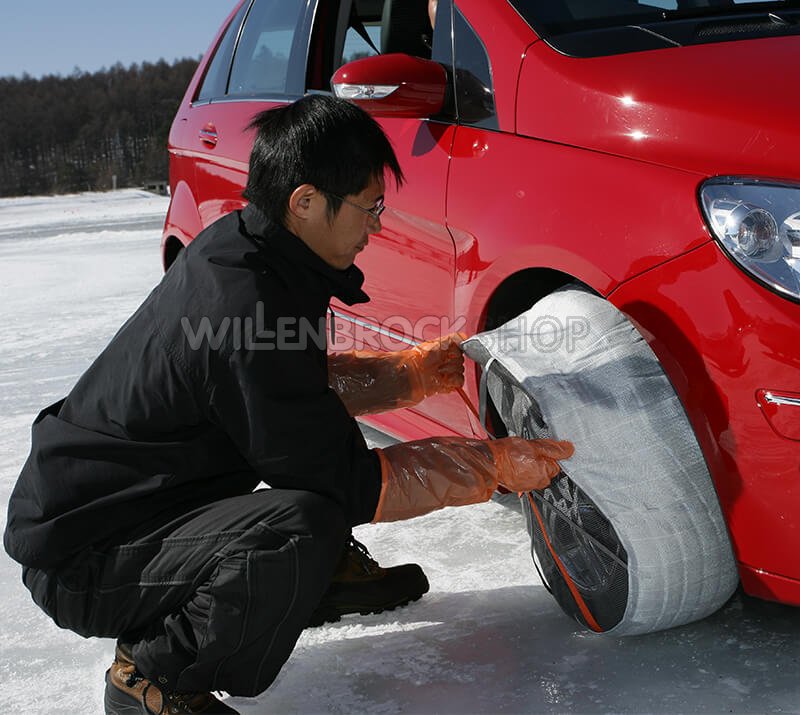 SWANEW Anfahrhilfe Schnee board Reifen Schlamm PKW Offroad Starkes Auto mit  Aufbewahrungstasche